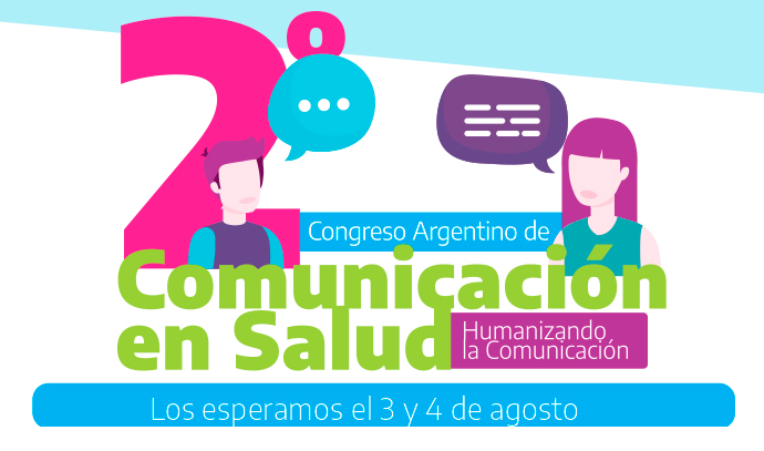 3 y 4 de agosto se realizará el Segundo Congreso Argentino de Comunicación en Salud